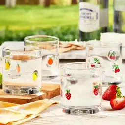 Costco Pandex Fruit Icon Glasses, 4 pack offer