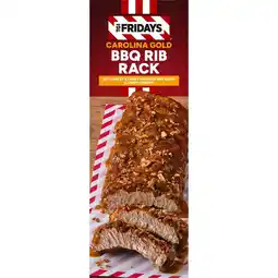 Iceland TGI Fridays Carolina Gold BBQ Rib Rack 655g offer