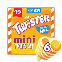 Iceland Twister Mini Tropical Ice Cream Lollies 6 x 50ml offer