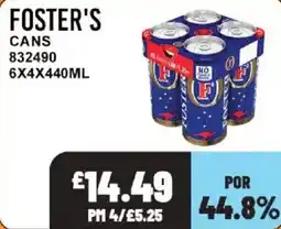Bestway Foster's cans offer