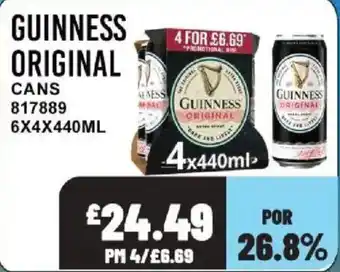 Bestway Guinness original cans offer