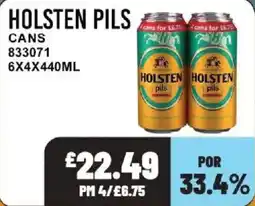 Bestway Holsten pils cans offer