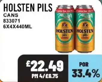 Bestway Holsten pils cans offer