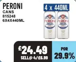 Bestway Peroni cans offer