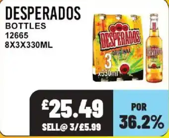 Bestway Desperados bottles offer