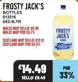 Bestway Frosty Jack's cider offer