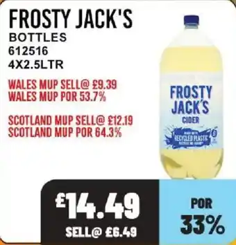 Bestway Frosty Jack's cider offer