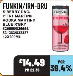 Bestway Funkin strawberry cocktail offer