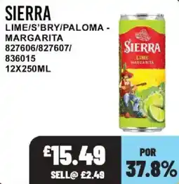 Bestway Sierra lime margarita offer