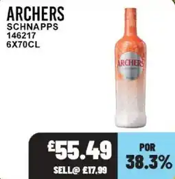 Bestway Archers schnapps offer