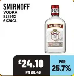 Bestway Smirnoff Vodka offer