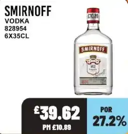 Bestway Smirnoff vodka offer