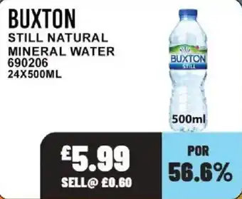 Bestway Buxton still natural mineral water offer