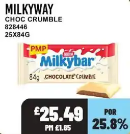 Bestway Milkybar chocolate crumble offer