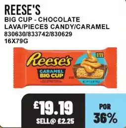 Bestway Reese's caramel big cup offer