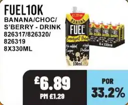 Bestway Fuel banana breakfast drink offer
