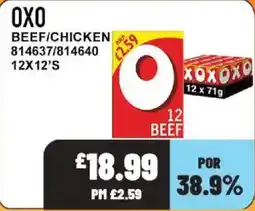 Bestway Oxo beef/chicken offer