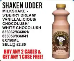 Bestway Shaken Udder milkshake offer