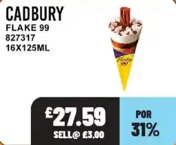 Bestway Cadbury flake 99 offer