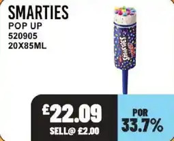 Bestway Smarties pop up offer