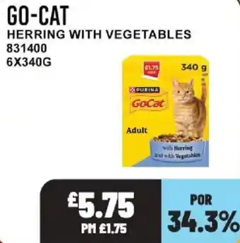 Bestway Go-cat herring with vegetables offer