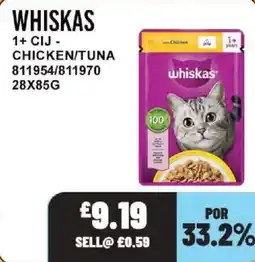 Bestway Whiskas chicken/tuna offer