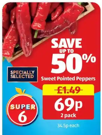 Sweet Pointed Peppers