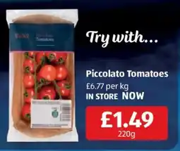 Aldi Piccolato Tomatoes offer