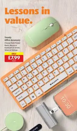 Aldi Trendy Office Accessory offer
