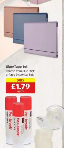 Aldi Glue/Tape Set offer