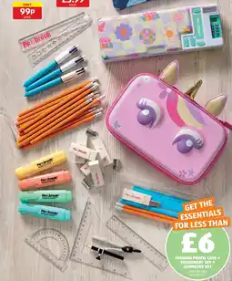 Aldi Essential Stationery offer