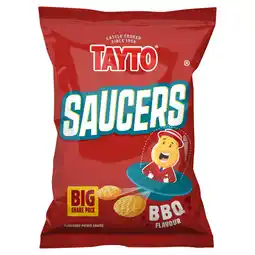 Iceland Tayto Saucers BBQ Flavour 80g offer