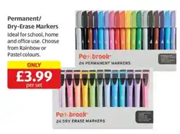 Aldi Pembrook 24 dry erase markers offer