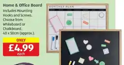 Aldi Home & Office Board offer