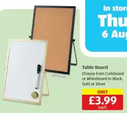 Aldi Table Board offer