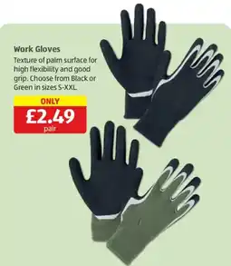 Aldi Work Gloves offer