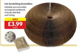 Aldi Cat Scratching Accordion offer