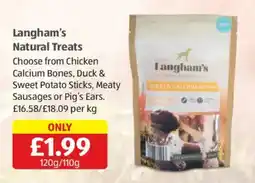 Aldi Langham's natural treats offer