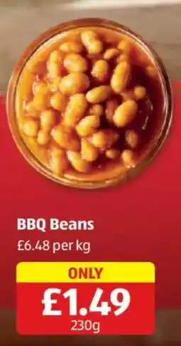 Aldi Bbq beans offer