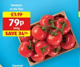 Aldi Tomatoes on the Vine offer