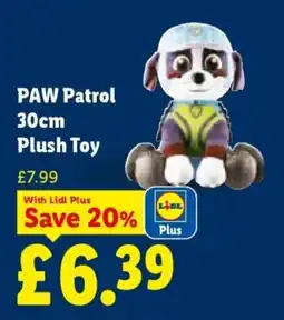 Lidl Paw Patrol Plush Toy offer