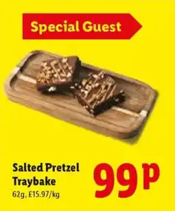 Lidl Salted Pretzel Traybake offer