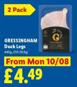 Lidl Gressingham duck legs offer