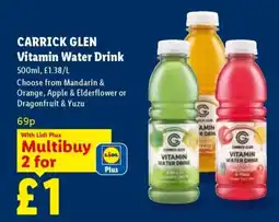 Lidl Carrick Glen Vitamin Water Drink offer
