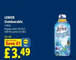 Lidl Lenor outdoorable offer