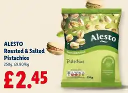 Lidl Alesto roasted & salted pistachios offer