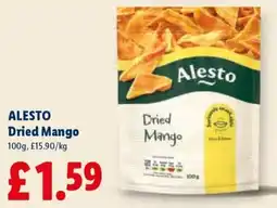 Lidl Alesto dried mango offer