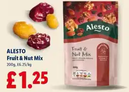 Lidl Alesto fruit & nut mix offer