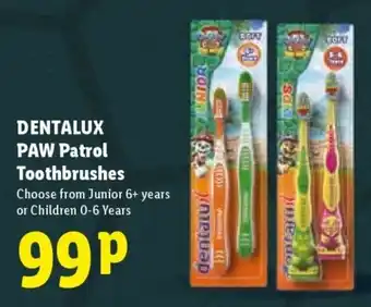 Dentalux Paw Patrol Toothbrushes
