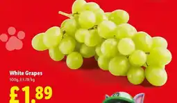 Lidl White Grapes offer